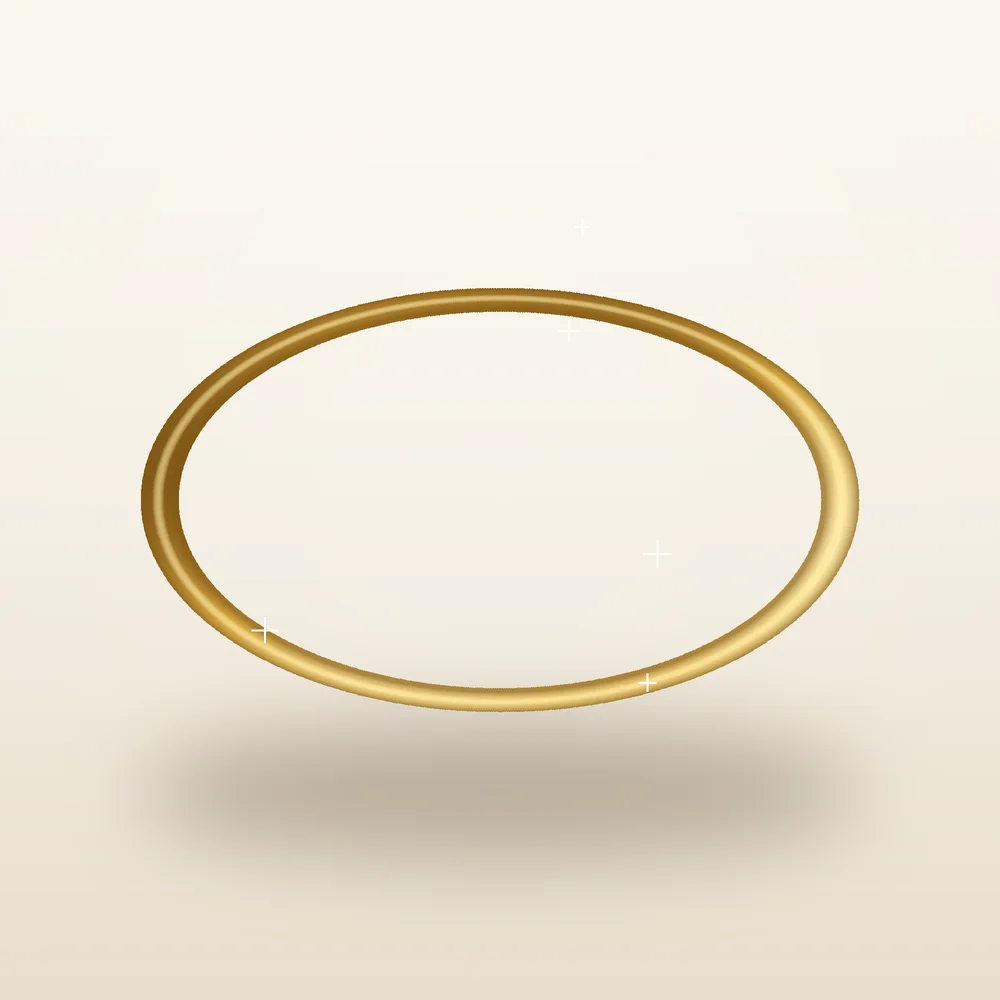 Classic plain bangle