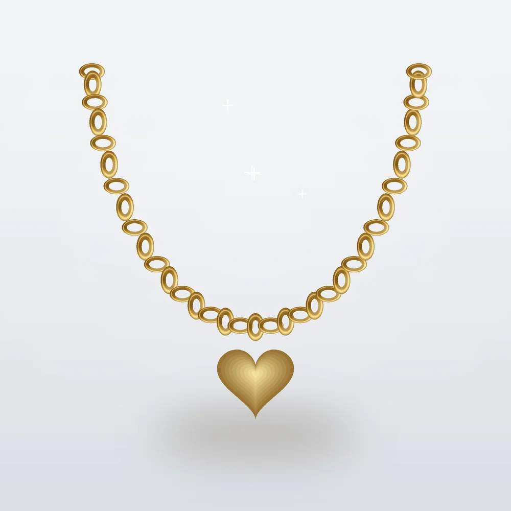Chain with small heart